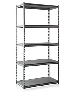 Rivet shelving